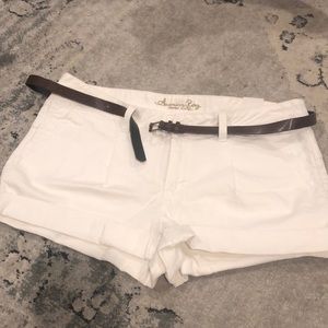 White American Rag Jean Shorts